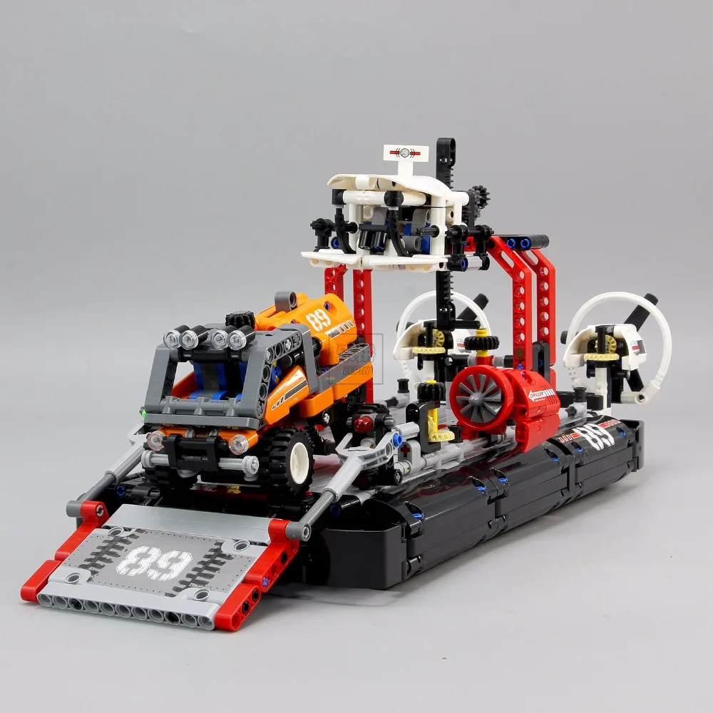 

Lepin 20078 New 1101Pcs Technic Series The Hovercraft Set Compatible 42076 Model Building Blocks Bricks Toys For Kids As Gifts