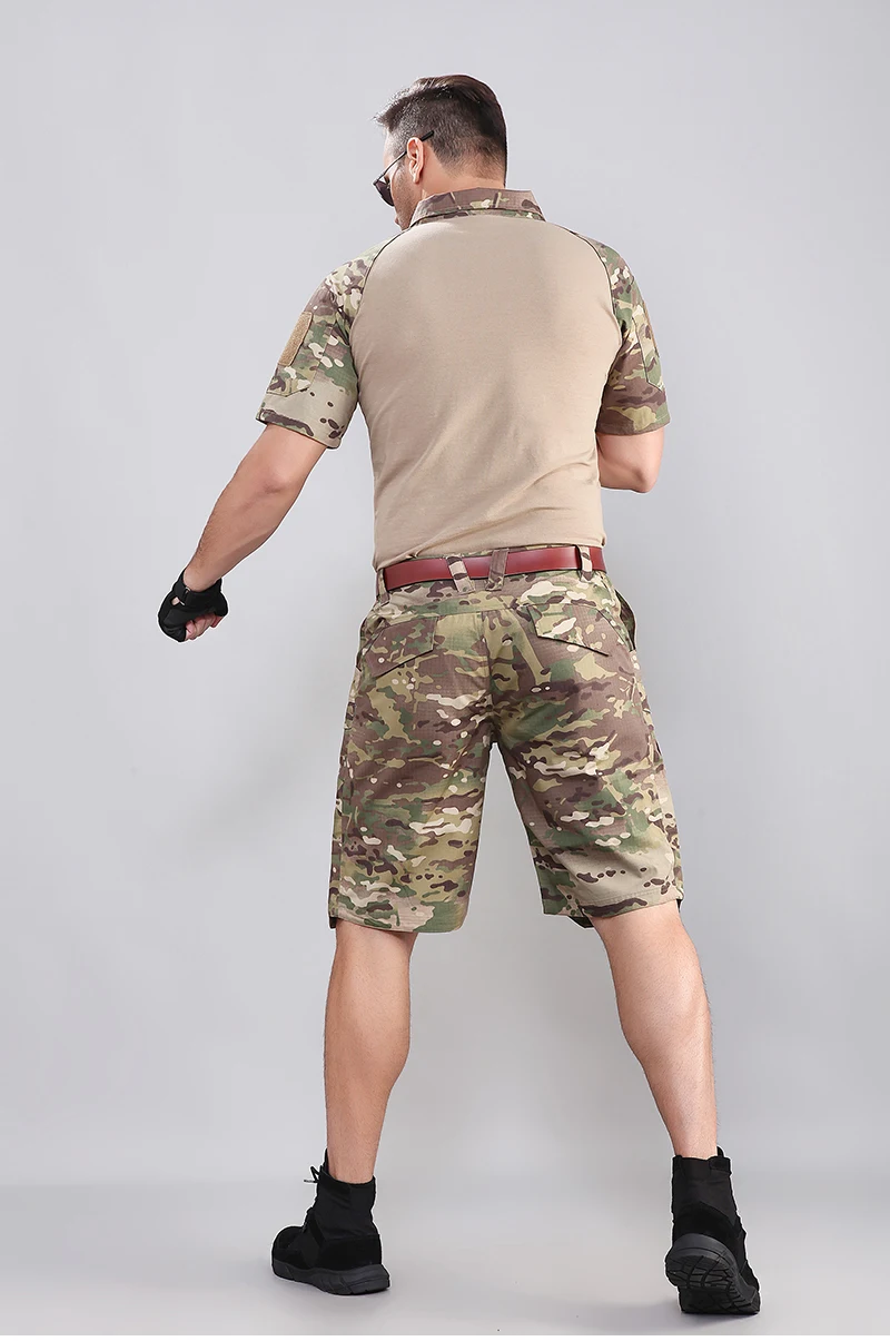 Men Summer Clothes Mens Leisure Fashion Color Collision Short Sleeve Tee Shirt Sports PantsThin Sets 