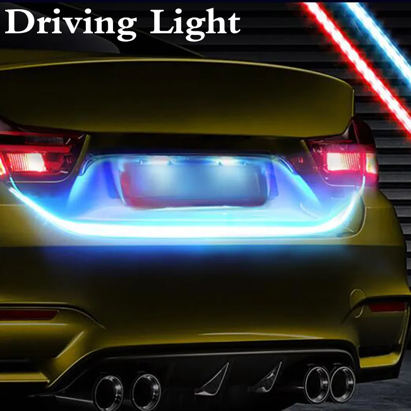 Автомобильная светодиодная лента поворотный сигнал разноцветная RGB задняя