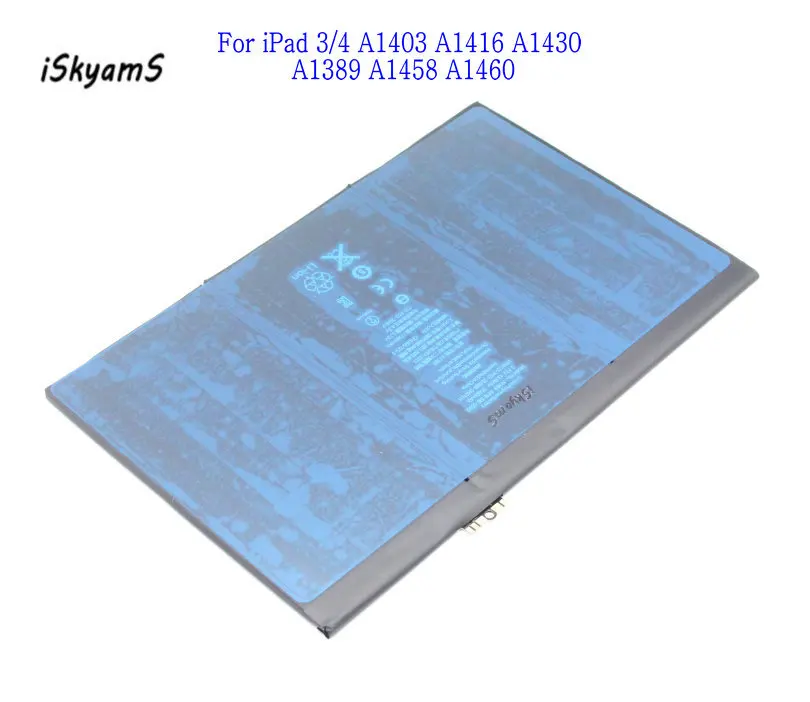ISkyams 1x3 72 V 11560 мА/ч A1389 ноутбук замена Батарея для Apple iPad 3 3RD 4 поколения A1403 A1416 A1430 A1458