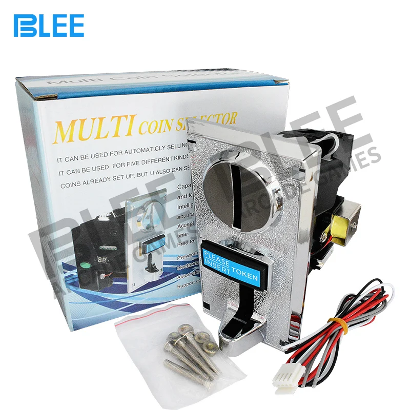 

Multi coin acceptor Electronic Roll Down Coin Acceptor Selector Mechanism for 6 different values coin selector washing machine