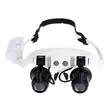 10X 15X 20X 25X High Quality Headband Magnifying Glass Eye Repair Magnifier LED Light Glasses Loupe Optical Lens Free Shipping 10X 15X 20X 25X High Quality Headband Magnifying Glass Eye Repair Magnifier LED Light Glasses Loupe Optical Lens Free Shipping