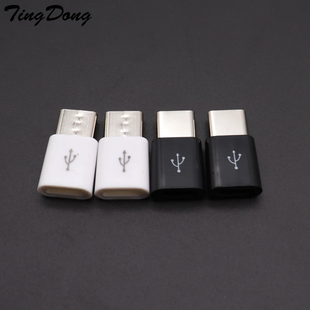 Адаптер TingDong USB Type C для Blackview BV8000/BV9000/Pro 9600 Micro кабель переходник типа