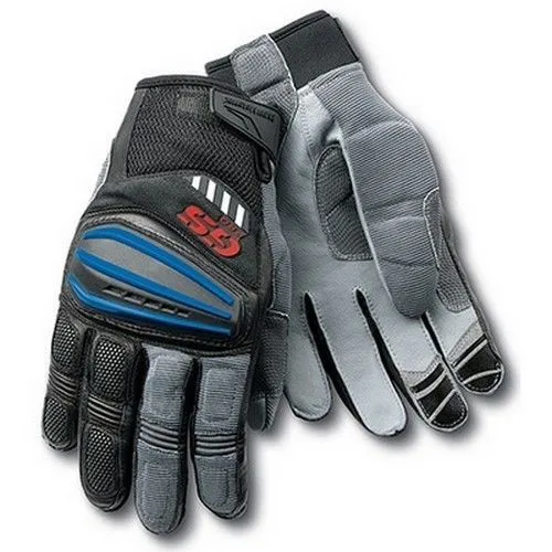 Motorrad ралли GS перчатки для BMW мотокроссов мотоциклов внедорожный мото Гоночные перчатки - Цвет: black blue