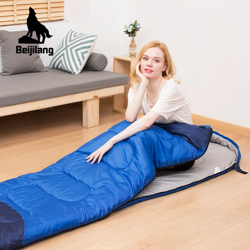 Ultralight Spring Autumn Keep Warm Waterproof Adult Sleeping Bag Unisex Splicing Double Sleeping Bag For Outdoor Camping Hiking