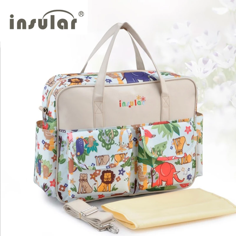 En vogue! Sac à couches multicolore pour bébé | Grande capacité, sac de maternité à la mode, poussette, sac à couches pour bébé, sac pour maman