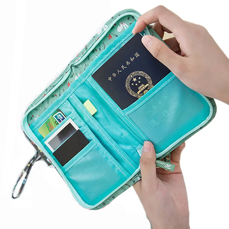 Travel Passport Cover Card Holder Wallet Storage Bag Organizer