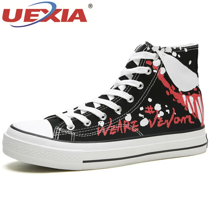 

UEXIA Men Vulcanize Shoes Fashion Sneakers 2019 New Men Shoes High Top Trainers Sneakers Men Footwear Male Shoes Comfort Casual