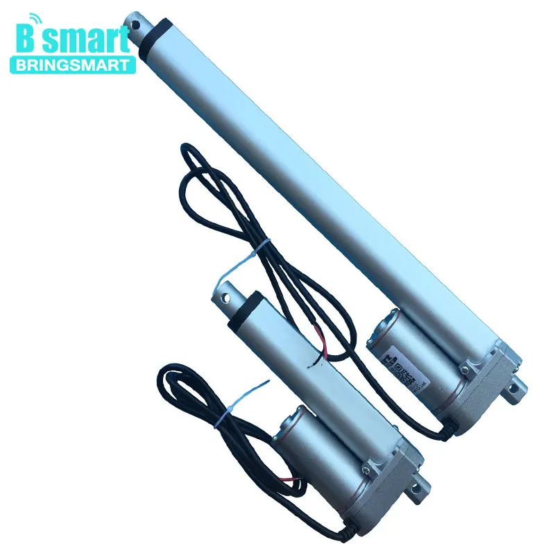 Линейный привод Bringsmart SRA 200 мм 12 48 В 8 дюймов трубчатый двигатель 900N нагрузка мини
