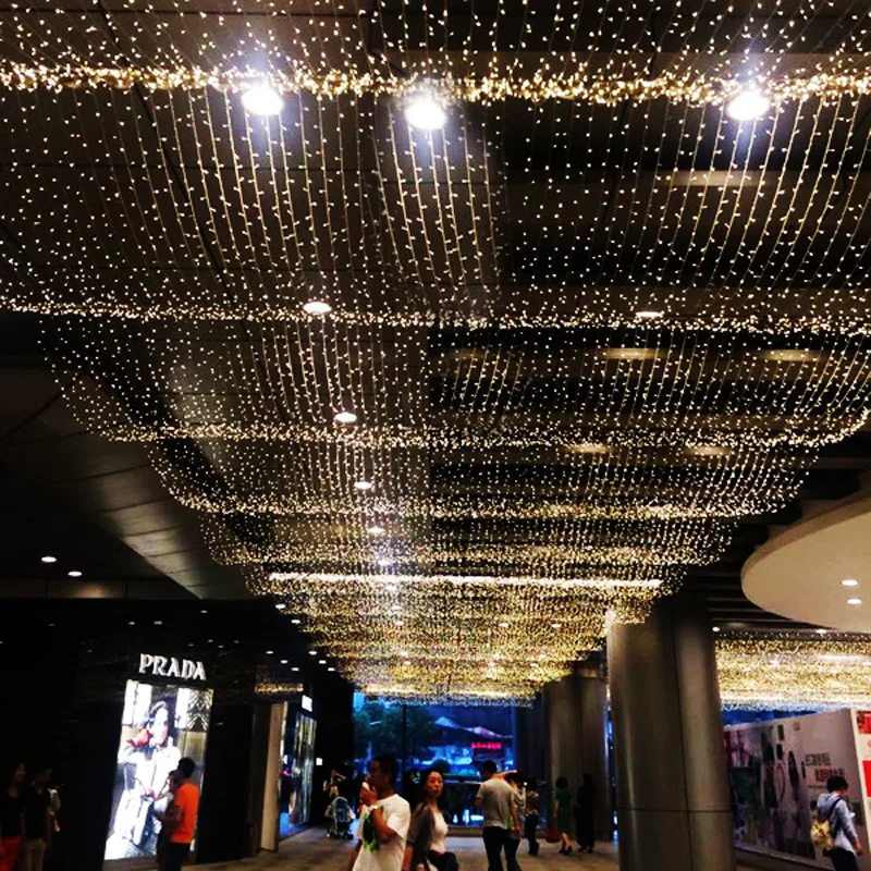 

10 meters male mother inserts the tail to insert the LED lamp waterproof decoration lamp the sky star.