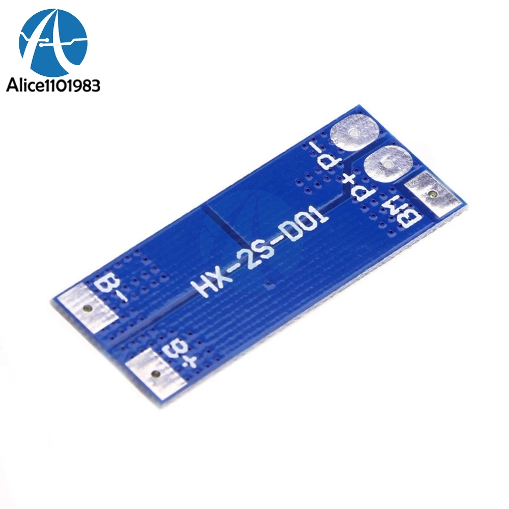 5 шт. 2 серийных ячейки S 8A li ion 18650 BMS PCM 15 А защитная плата пикового тока bms Pcm для