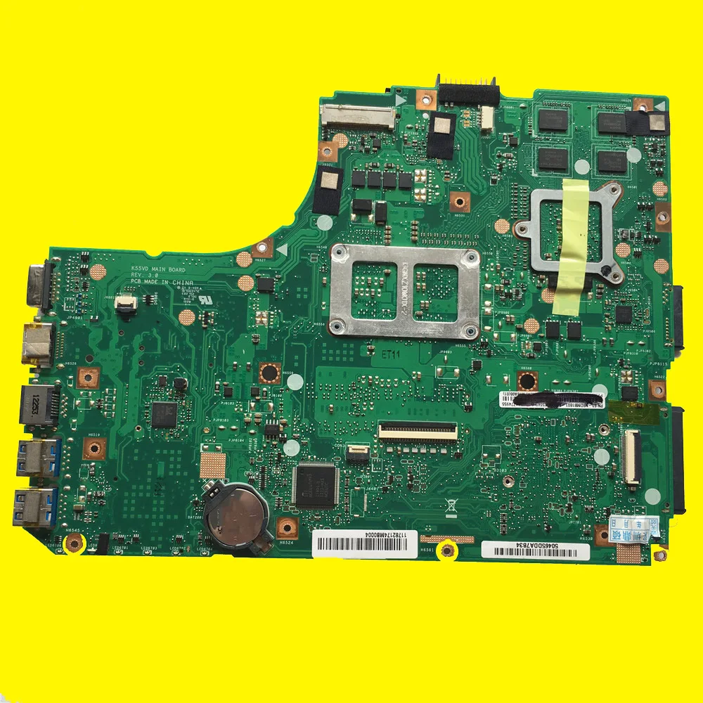 K55VD اللوحة REV3.0/3.1 GT610M 2 GB ل ASUS R500A K55V اللوحة المحمول K55VD اللوحة K55VD اللوحة اختبار 100% موافق