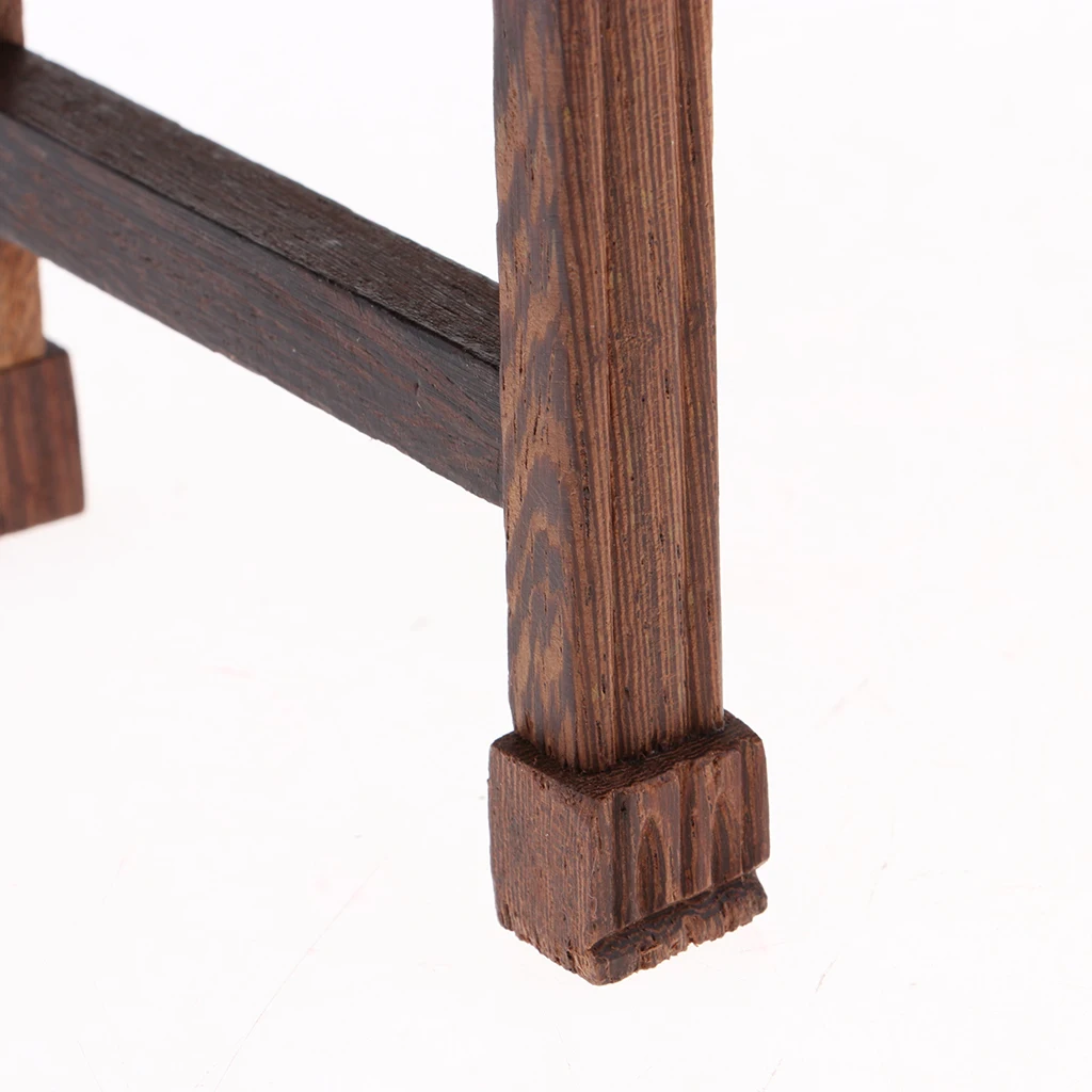 1:6 Vintage Design Chinese Lute Table Furniture for Dolls House Room or Garden Decoration