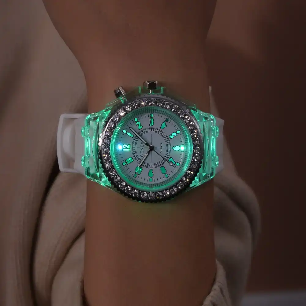 led flash watch