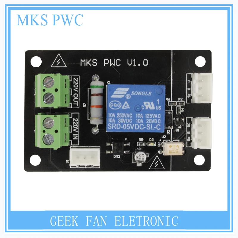 

3D Printer Electronic Parts MKS PWC Controller Board+Button switch+3 pin Male Dupont Cable Support Marlin Smoothieware 3D0337