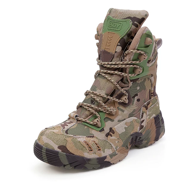 ESDY 6.0 armée tactique militaire désert bottes Delta commandos bottes camouflage randonnée chaussures boot espadrille extérieure