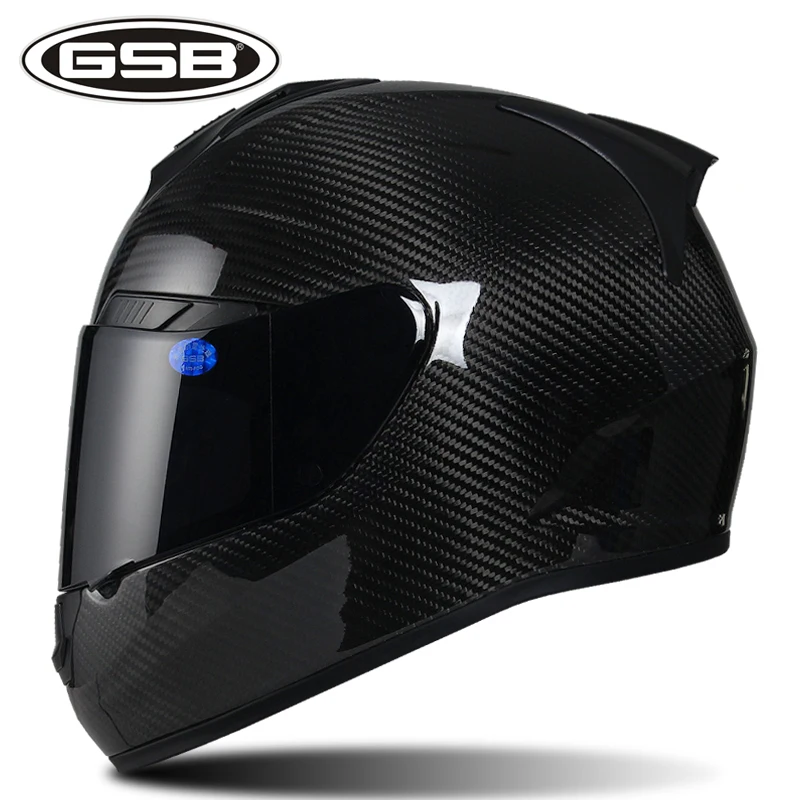 black carbon fiber helmet