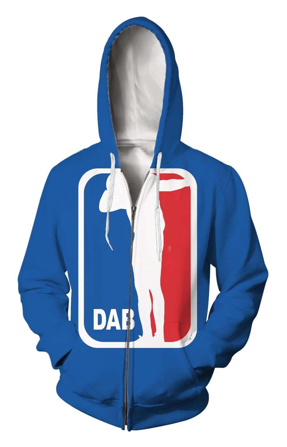 Anti Samely Zip Up Hoodie 3d Print New Fashion DAB