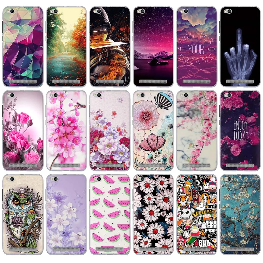 

For Coque Xiaomi Redmi 5A Case Cover 5.0" Soft Silicone Phone Cases for Fundas Xiomi Xiaomi Redmi 5A A5 5 A Redmi5A Case Cover