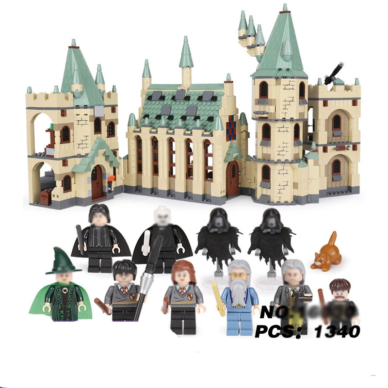 

Castle Movie Action Figure Blocks Model Building Bricks Fit For Harri Potter 4842 Toys For Children Christmas Gifts