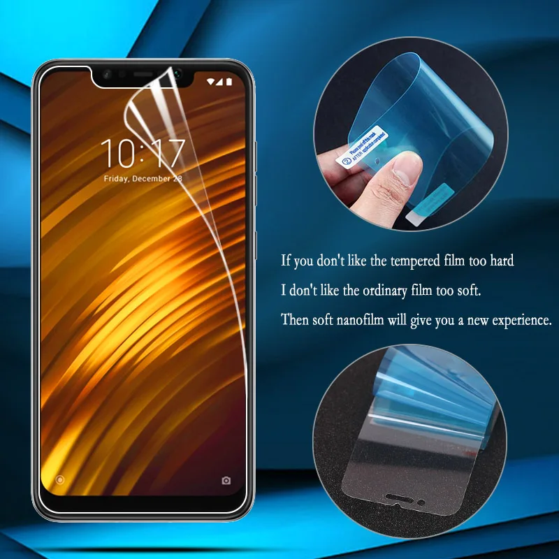 

Nano Explosion-proof Film For Xiaomi Mi A1 8 SE Lite 5X 6 5S Plus Screen Protector For Mi Max 2 3 Mix 2S (Not tempered glass)