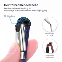 טעינה מהירה USB מסוג C Fast טעינה USB ג מטען טלפון טבורי נתונים מסוג C כבל USB מסוג C התקנים עבור ניילון קלוע טעינה מהירה טבורי (5)