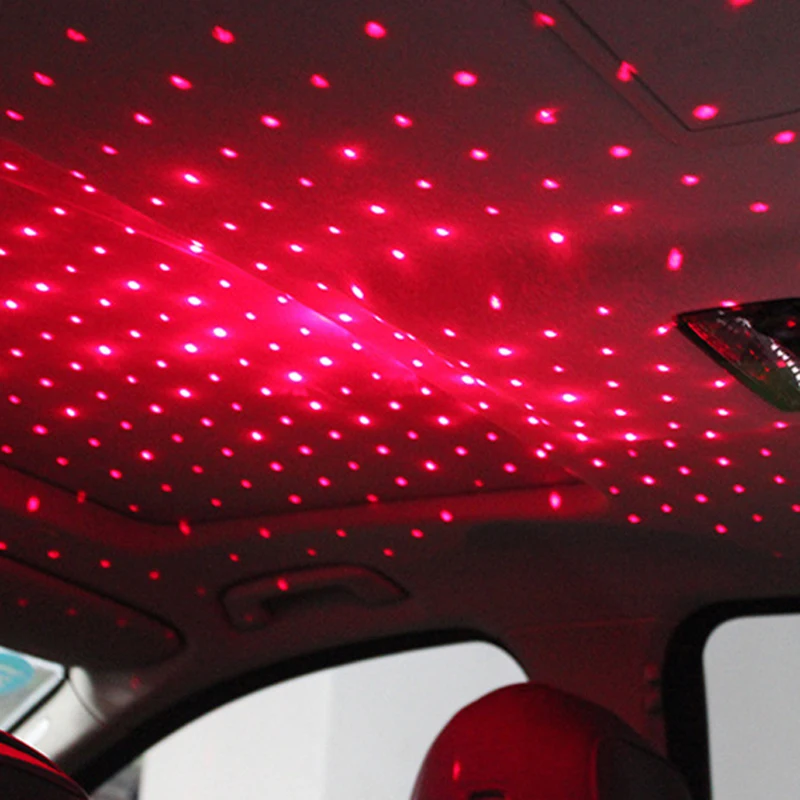 العالمي البسيطة LED سيارة سقف نجمة أضواء ليلية العارض الداخلية المحيطة جو غالاكسي مصباح الديكور USB التوصيل