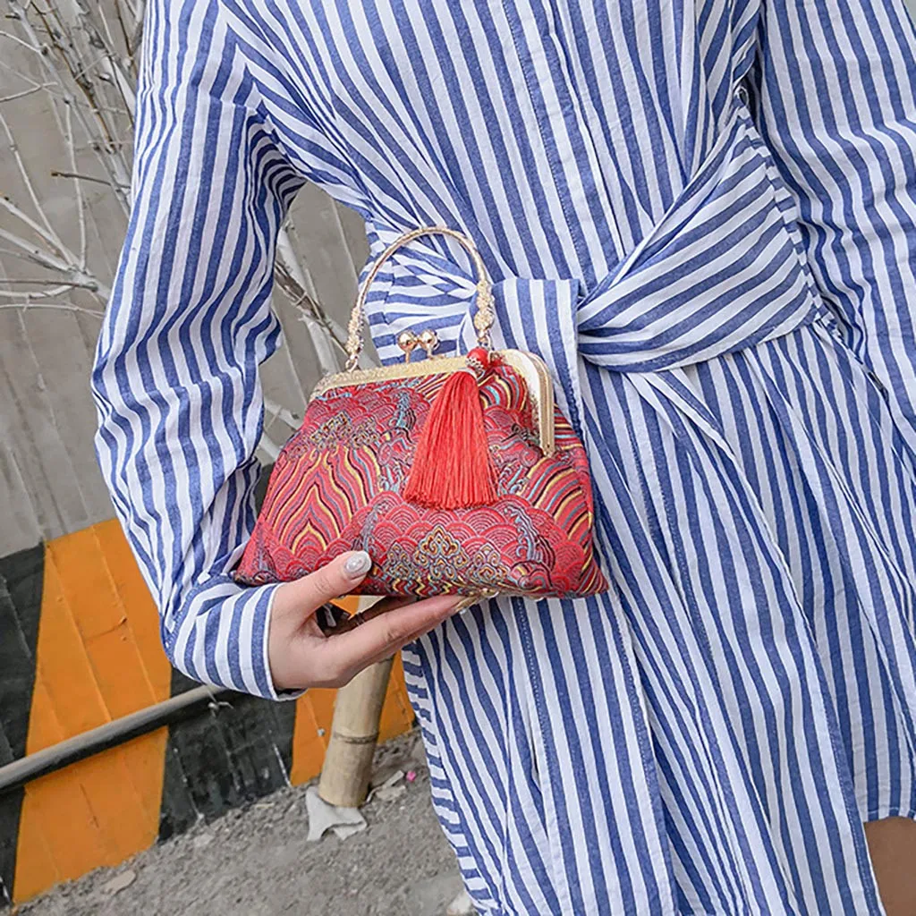 Европейский Повседневный роскошный женский Винтажный китайский стиль Cheongsam вечерняя сумочка, сумка в виде ракушки, сумки для женщин 2019chanta#7