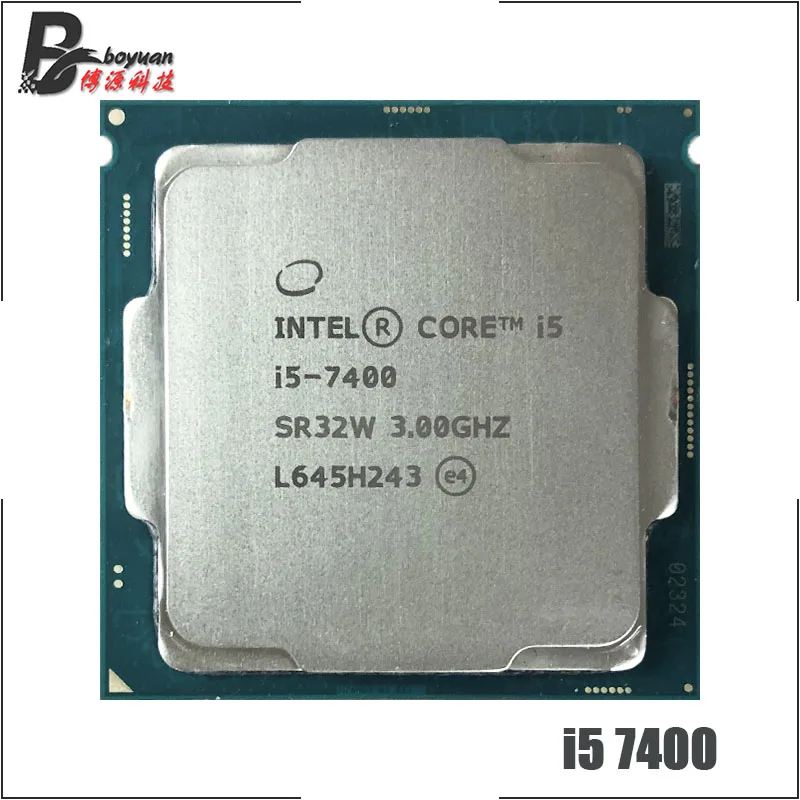Четырехъядерный процессор Intel Core 7400 i5 1151 3 0 ГГц четырехъядерный 6M 65W LGA|Процессоры|