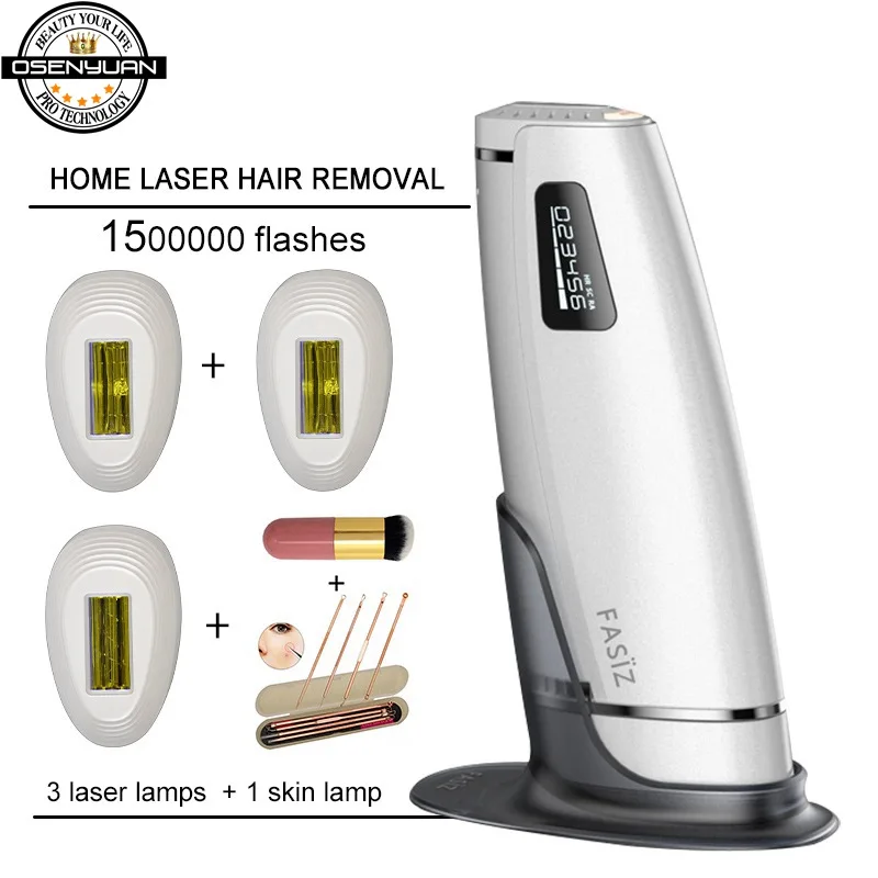 

Newest 4in1 1500000pulsed IPL Laser Hair Removal Device Permanent Hair Removal IPL laser Epilator Armpit Hair Removal machine