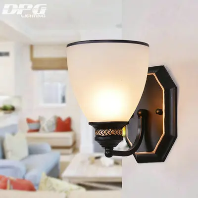 Led-Modern-Art-decoration-Iron-wall-lamp-indoor-lighting-wall-sconces-with-white-shade-for-bedroom-w983