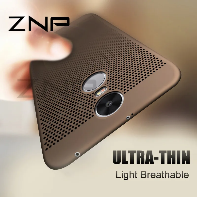 ZNP Heat Dissipation Protective Case For Xiaomi Redmi Note 4 4X Hard PC Full Phone Cover