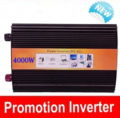 Чистая синусоида Инвертор 4000 Вт (8000 WPeak) с цифровым дисплеем DC 12 V/24 V/48 V/60 V/96 V/110 V к AC
