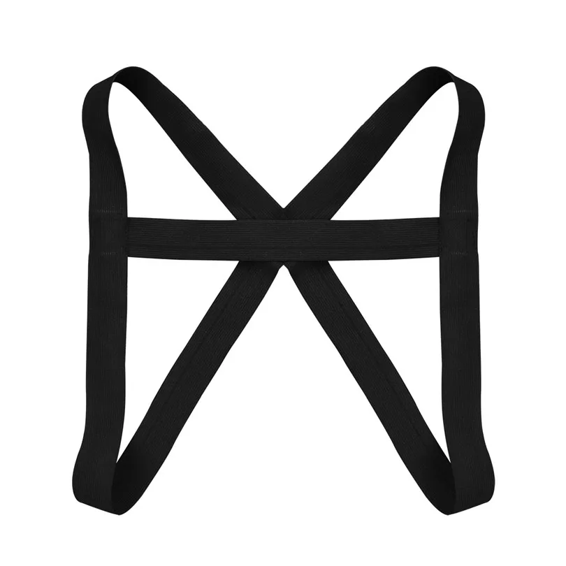 ChicTry Мужская нагрудная портупея для косплея X образная спина эластичная
