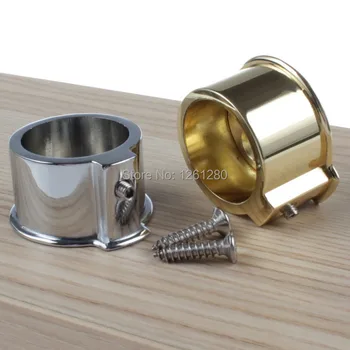 

free shipping thick zinc alloy pipe flange socket cloth rod closet holder fitting cloth rod bracket househoud furniture hardware