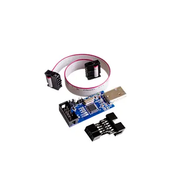 

2 PCS =1PC SBASP USB AVR Programmer for USB ASP USBISP ISP Bootloader NEW+ 1PC 10PIN TO 6PIN ADAPTER