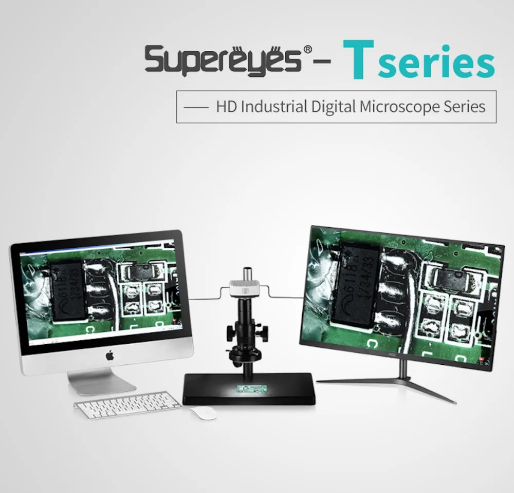 Supereyes T004 HD промышленный Цифровые микроскопы