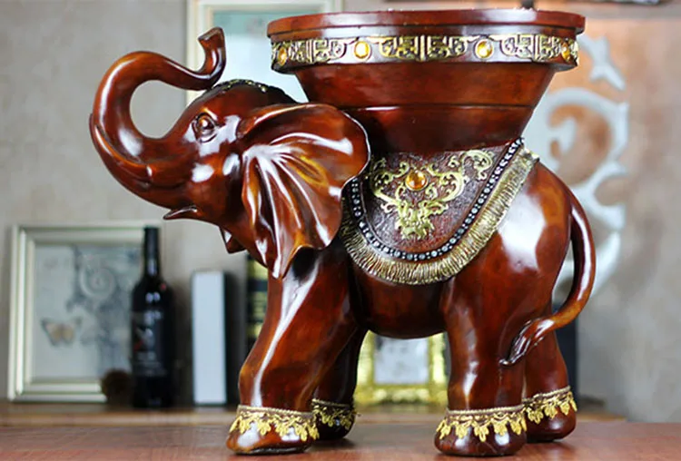 

Change a shoe stool resin craft elephant decoration home stool