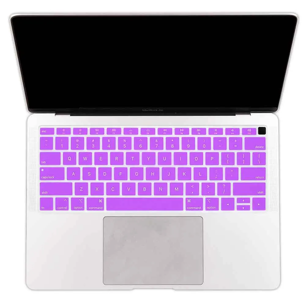 Redlai английская(США) клавиатура крышка облегающий рукав для MacBook Air 13 A1932 с retina fit Touch ID мягкая ТПУ клавиатура протектор