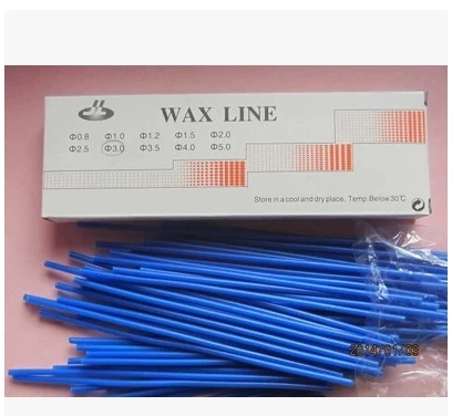 

Free Shipping l Dental Lab Wax Line Sprue Wax Lines Dental Laboratory 9 Sizes