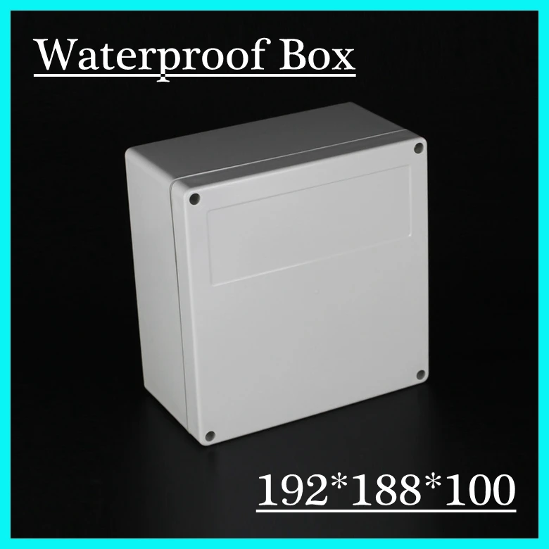 

N94 192*188*100MM Waterproof Grey Cover Plastic Electronic Project Box Enclosure CASE