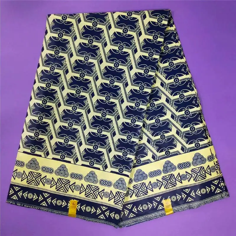 

T2!African cotton ankara Wax Fabric Veritable 100% cotton Nigerian Prints Real Java Wax Fabric for Women Cloth ! J60587