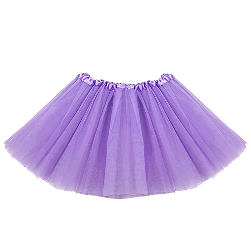 

Fashion Sweet Girls Skirt Net Yarn Mini Tutu Skirt Dance Wear Princess Ball Gown Skirt 7 Colors