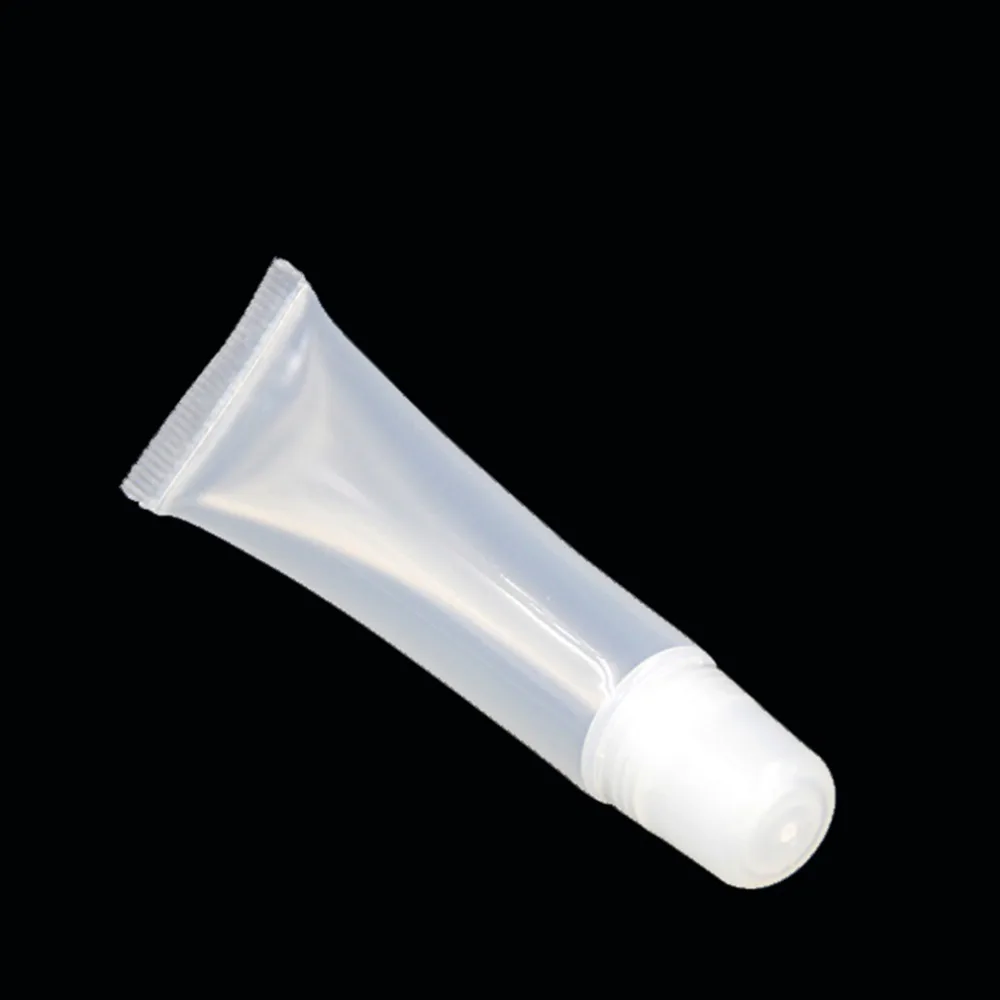 20 шт пустые тюбики для блеска для губ пластиковый прозрачный контейнер 8 мл многоразовая упаковка тюбик для блеска для губ косметический образец мягкая упаковка
