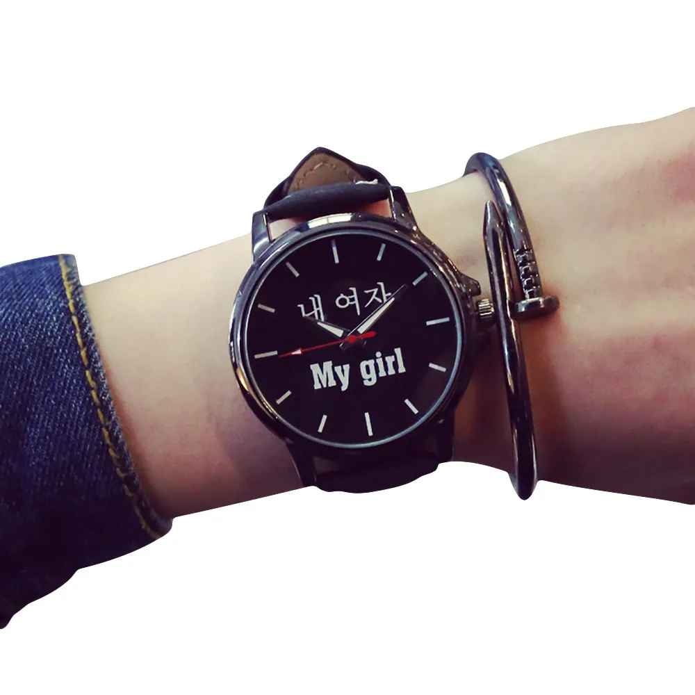 

High Quality Female Watch Lover's Quartz Analog Wrist Delicate Watch Luxury Leather Band Watches relogios femininos de pulso %A