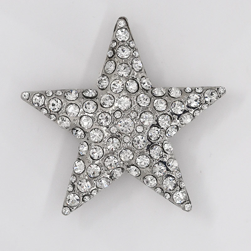 12pcs/lot Wholesale Fashion Brooch Rhinestone Star Pin brooches jewelry gift C102542in Brooches