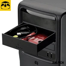 Черный 523 флоппи-дисководы 5,25 дюйма металлический корпус компьютерное шасси CD-ROM ящик для хранения ящика Шкаф коробка для хранения сигарет