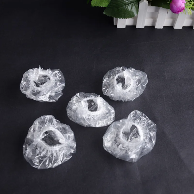 100pcs Lot Disposable Waterproof Earmuffs Ear Cover Hair Dye Hair font b Bathing b font Disposable