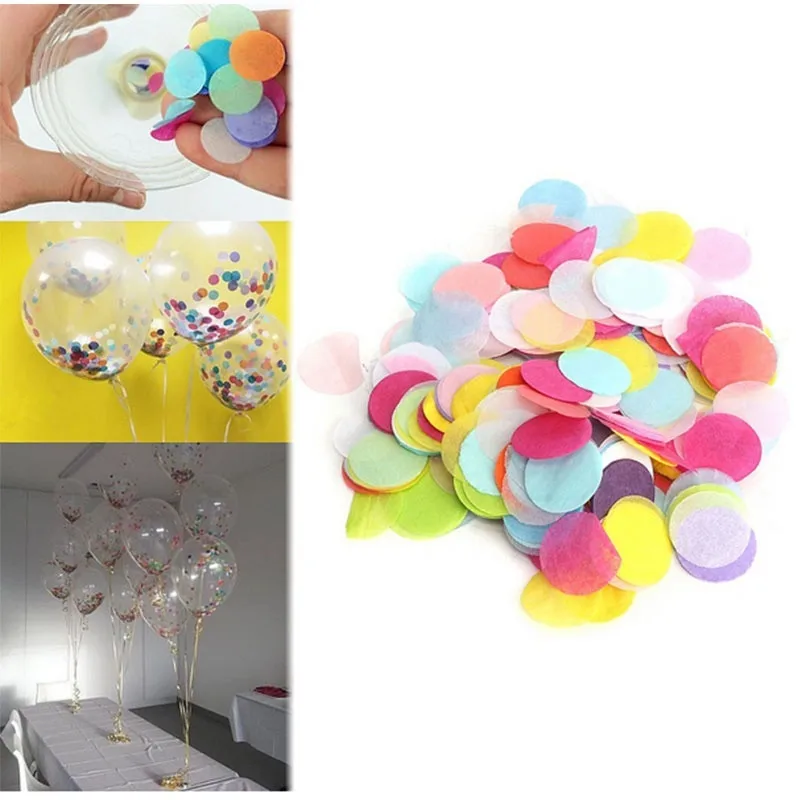 30g/bag 2.5cm Paper Confettis Dots for Wedding Party Decoration Filled in Balloon Party Accessories Festival Celebration Supply