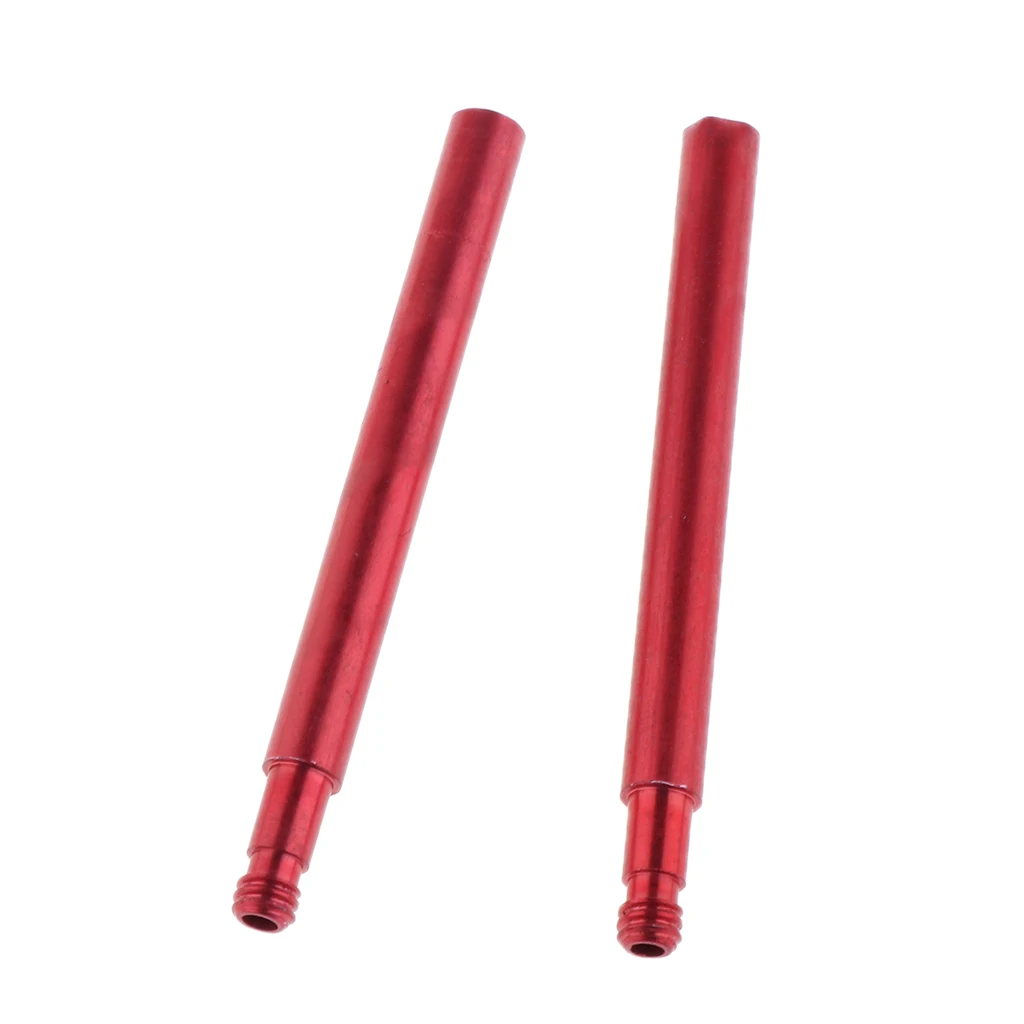 2pcs Bike Bicycle 70mm 2.76'' Alloy Presta Valve Extender French-Valve Adapter Extension Tube Accessories